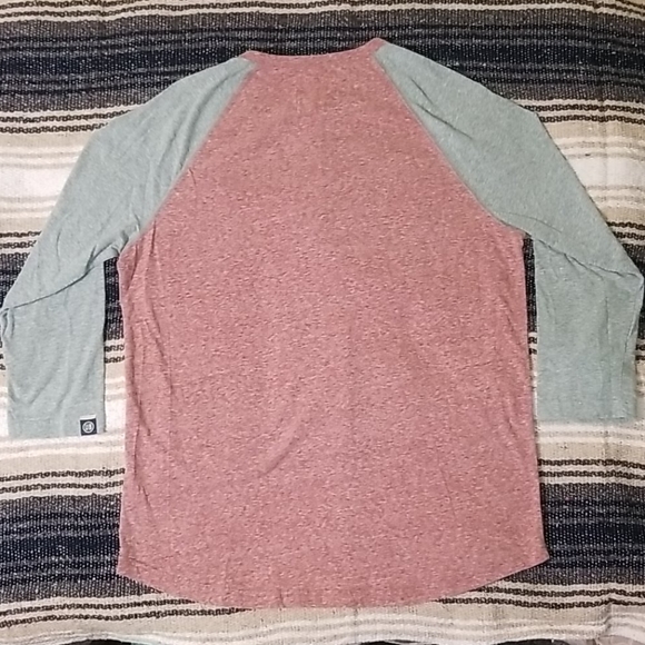 Men's UNIONBAY Multicolored Henley Size L - Picture 2 of 3